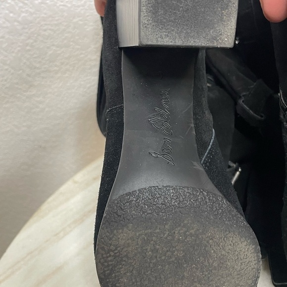 Sam Edelman boots thigh high Sable suede black sz 6 - Picture 9 of 13